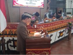 Paripurna Dewan Perwakilan Rakyat Daerah Kota Metro Penyampaian Raperda Tentang APBD Tahun 2026