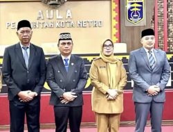 Walikota Metro Lantik Kepala Disdikbud dan Asisten II