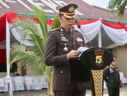 Kapolres Lampung Tengah Pimpin Upacara Peringatan Hari Bela Negara ke-77