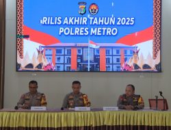 Polres Metro Gelar Rilis Akhir Tahun 2025, Kapolres Paparkan Capaian Kinerja dan Imbauan Perayaan Tahun Baru