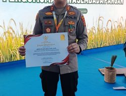 Dukung Ketahanan Pangan, Kapolres Lampung Tengah Raih Penghargaan Presiden RI