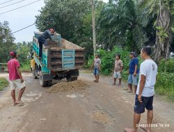 Terulang Kembali, Swadaya Masyarakat Uruk Jalan Irigasi Punggur Utara BD 4 Kelurahan Trimurjo