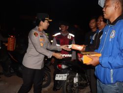 Kapolres Lampung Timur Gelar Sahur On The Road, Wujudkan Kepedulian Dan Kehadiran Polri Di Masyarakat