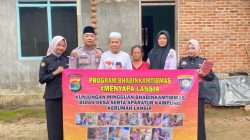 Bhabinkamtibmas Polsek Bangun Rejo Bersama Bidan Desa Hadirkan Layanan Kesehatan Gratis, Wujud Nyata Polri untuk Masyarakat