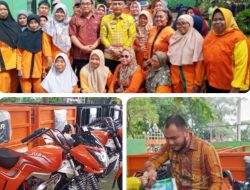 HPSN 2026 Wali Kota Metro Salurkan Bantuan Bentor dan Kontainer Bin