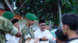 Sinergi Pemkab Lampung Tengah dan Yonif TP 848 Gelar Berbagi Takjil Bersama