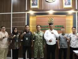 Sinergitas Pemerintah Daerah, TNI, dan Kejaksaan Diperkuat melalui Koordinasi di Kejari Lampung Tengah