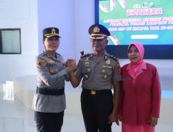 Kapolres Lampung Timur Pimpin Upacara Kenaikan Pangkat Pengabdian, Kasat Samapta Suyatmo Naik Pangkat Jadi Kompol