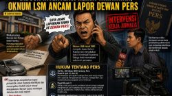 Diduga Intervensi Kerja Wartawan, Oknum LSM Mengaku Kuasa Hukum dan Ancam Lapor Dewan Pers