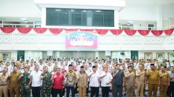 Plt Bupati Lampung Tengah Hadiri Pelantikan APDESI Merah Putih se-Provinsi Lampung, Dorong Sinergi Pembangunan Desa