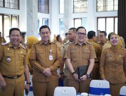 Wakili Plt. Bupati, Sekda Lampung Tengah Hadiri High Level Meeting TP2DD Provinsi Lampung