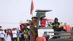 Gelar Panen Raya dan Tebar Bibit Ikan, I Komang Koheri Tegaskan Komitmen Jaga Ketahanan Pangan Lampung Tengah