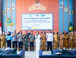 Perkuat Sinergi, Sekda Lampung Tengah Buka Rakor Satgas Makan Bergizi Gratis