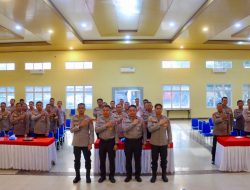 Kapolres Lampung Tengah Sambut Tim Stamaops Polri dalam Supervisi Implementasi SPKT dan Pamapta