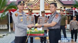 74 Personel Polres Lampung Tengah Naik Pangkat, Kapolres : Jadikan Amanah untuk Meningkatkan Pengabdian