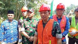 Wujudkan Sinergi,Korem 043/Gatam Gelar Ground Breaking Pembangunan Jembatan Penghubung di Lampung Tengah