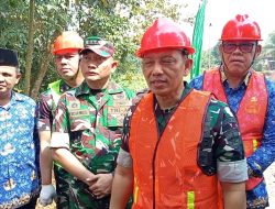Wujudkan Sinergi,Korem 043/Gatam Gelar Ground Breaking Pembangunan Jembatan Penghubung di Lampung Tengah