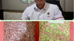 Satresnarkoba Polres Lampung Tengah Gagalkan Penyelundupan Ribuan Pil Ekstasi Jaringan Lintas Provinsi