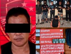 Komitmen Berantas Narkoba! Polsek Padang Ratu Bekuk Pengedar, Ratusan Paket Sabu Diamankan