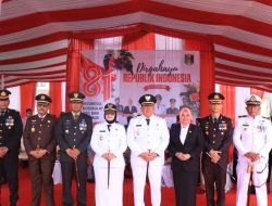 ‎HUT RI ke-81, Kapolres Lamtim Ikuti Upacara Bersama Forkopimda