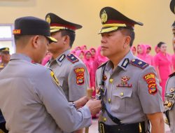 Rotasi Jabatan, Wakapolres Lampung Tengah,Kasat Lantas dan Kapolsek Bangun Rejo Berganti