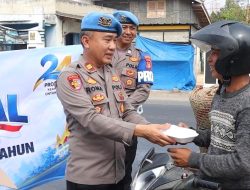 Sambut Hari Jadi Propam Polri ke-24, Si Propam Polres Lampung Tengah Gelar Aksi Sosial