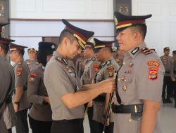 Kapolres Lamtim Sertijabkan 1 Kasat 3 Kapolsek