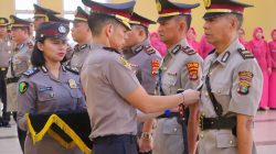 Rotasi Jabatan, Kapolres Lampung Tengah Pimpin Sertijab Kapolsek dan Pelantikan Kasi Humas