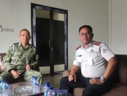 Jalin Silaturahmi dengan Subdenpom, Lapas Gunung Sugih Perkuat Kesiapsiagaan Pengamanan